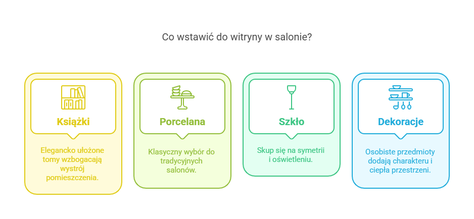 Co wstawić do witryny w salonie?