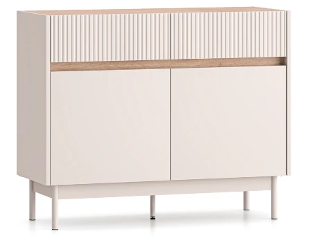 Komoda z szufladami na nóżkach do salonu Dunea ML Meble