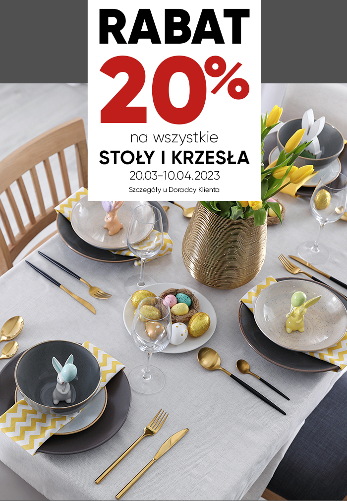 -20% stoły i krzesła