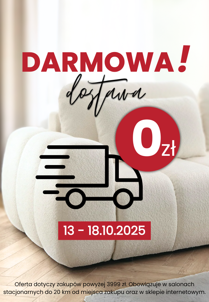 Dni darmowej dostawy! 13-18.10