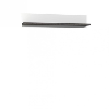 Półka wisząca nad telewizor do salonu biała Brugia Forte