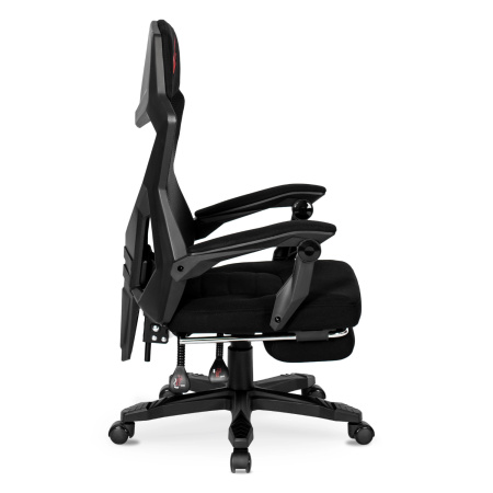 Fotel komputerowy gamingowy dla gracza nowoczesny czarny