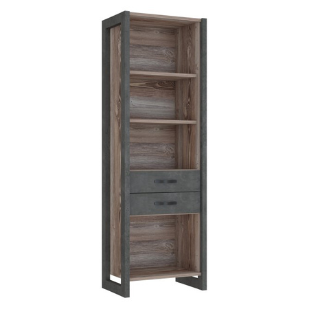 Regał wysoki na książki do salonu Note Forte