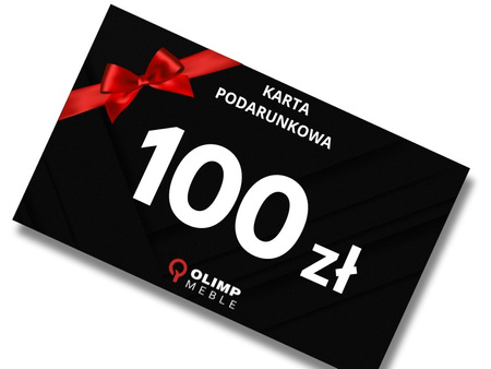 Karta podarunkowa voucher na prezent 100 zł 