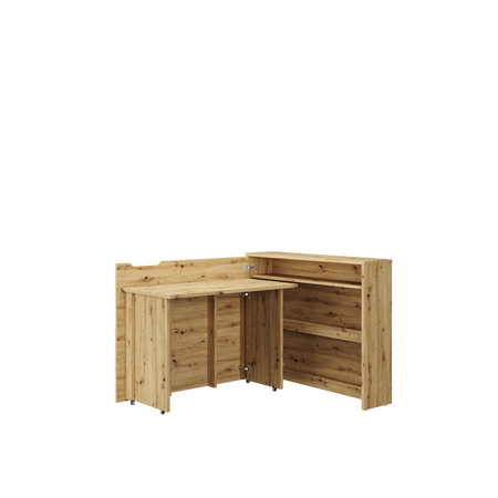 Biurko rozkładane lewe Work Concept dąb artisan 