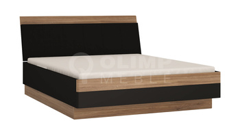 Łóżko z pojemnikiem na pościel do sypialni 160x200 Monaco Meble Wójcik