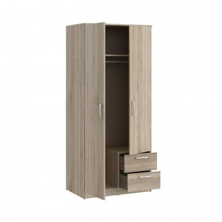 Szafa uchylna dwudrzwiowa z szufladami do przedpokoju Niko Forte