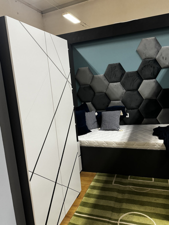 Zestaw mebli do pokoju młodzieżowego X Dark Meblik 