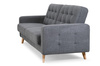 Sofa trzyosobowa rozkładana na nożkach Nappa Sweet Sit
