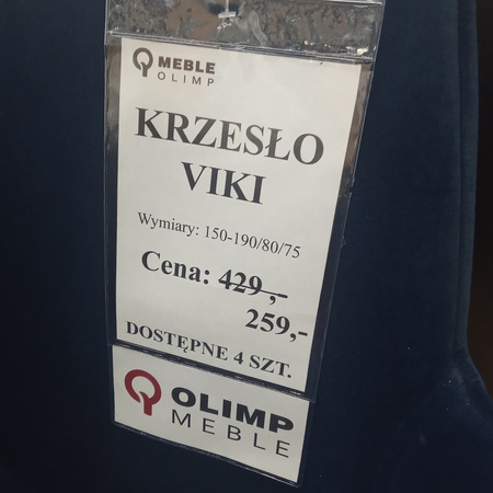 Krzesło welurowe nowoczesne grantowe Viki 