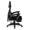 Fotel komputerowy gamingowy dla gracza nowoczesny czarny