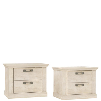 Szafki nocne z szufladami do sypialni Kashmir Forte