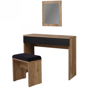 Toaletka zestaw z lustrem i taboretem do sypialni Dalate Forte