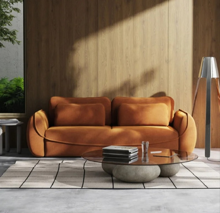 Sofa nowoczesna z funkcją spania do salonu Umea Puszman