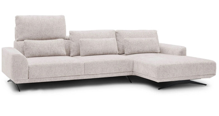 Narożnik modułowy na nóżkach z funkcją wysuwanego siedziska i relaks Misty Wajnert