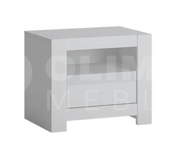 Szafka nocna do pokoju młodzieżowego biała Novi Meble Wójcik