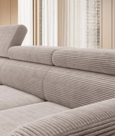 Narożnik modułowy nowoczesny na nóżkach Alison S Wersal