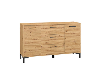 Komoda z szufladami na nóżkach do salonu Nevio 12