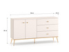 Komoda z szufladami do salonu Selgin 03 ML Meble  