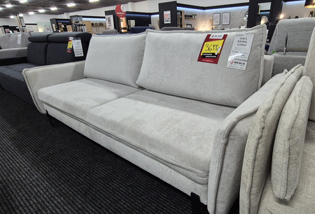 Kanapa szara rozkładana na nóżkach Bjork Sweet Sit