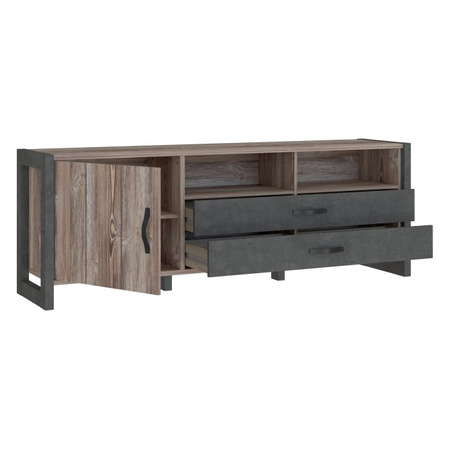 Szafka RTV z szufladami pod telewizor do salonu Note Forte