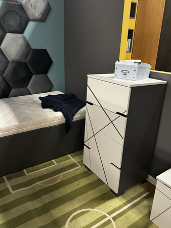 Zestaw mebli do pokoju młodzieżowego X Dark Meblik 