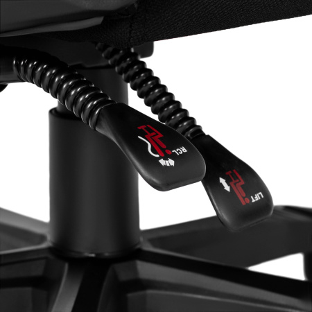 Fotel komputerowy gamingowy dla gracza nowoczesny czarny