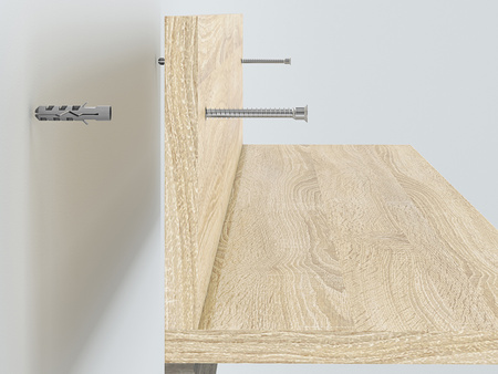 Półka wisząca na książki do salonu Castel