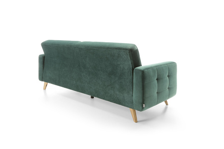 Sofa rozkładana na nóżkach z funkcją spania trzyosobowa Nova Sweet Sit 