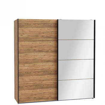 Szafa duża przesuwna z lustrem do sypialni 220 cm Hayato Forte