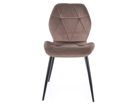 Krzesło tapicerowane do jadalni Rick Velvet