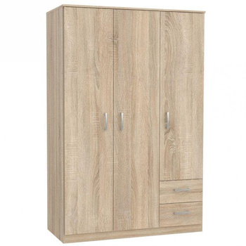 Szafa uchylna trzydrzwiowa z szufladami do pokoju młodzieżowego Niko Forte