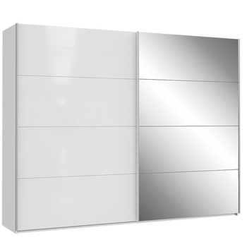 Szafa przesuwna biała do sypialni Sapporo 270 Forte