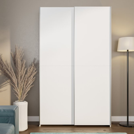 Szafa ubraniowa przesuwna 120 cm  biała Home Nook