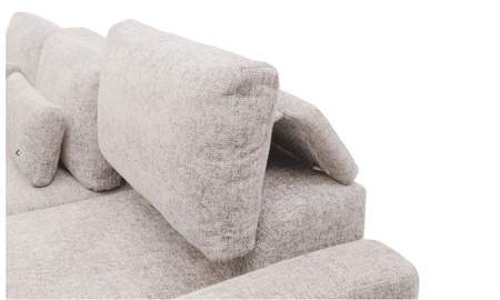 Narożnik modułowy na nóżkach z funkcją wysuwanego siedziska i relaks Misty Wajnert