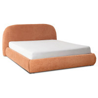 Łóżko tapicerowane z podnoszonym stelażem 160x200 Rosso