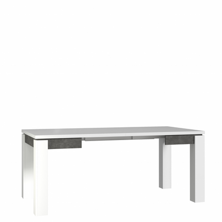 Stół rozkładany 90-135-180 x 90 cm do jadalni biały  Brugia Forte