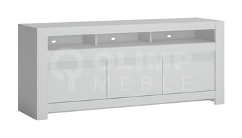Komoda RTV pod telewizor do salonu biała Novi Meble Wójcik
