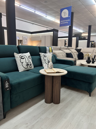 Narożnik rozkładany z funkcją spania na nóżkach Smart 