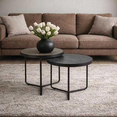 Zestaw ław okrągłych Penelope Signal Meble