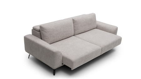 Nowoczesna sofa 3-osobowa na nóżkach z funkcją wysuwanego siedziska Misty Wajnert