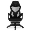 Fotel komputerowy gamingowy dla gracza nowoczesny czarny