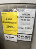 Łóżko 160x200 z materacem tapicerowane Nube