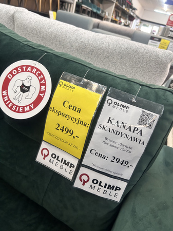 Kanapa rozkładana z funkcją spania Skandynawia 
