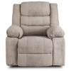 Fotel rozkładany beżowy z podnóżkiem Arturo