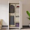 Szafa ubraniowa nowoczesna uchylna 120 cm biała Home Nook Forte 