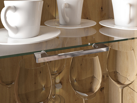 Witryna wysoka z podświetleniem do salonu Adagio 02L