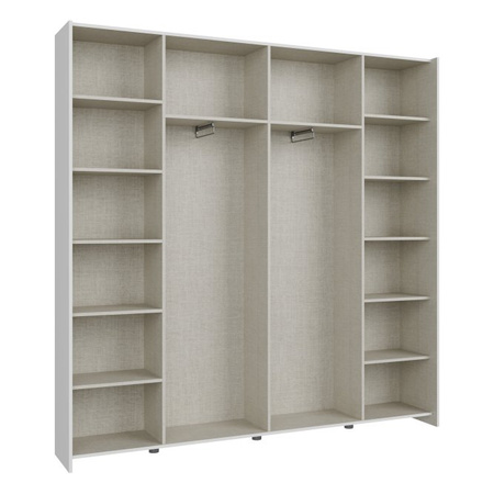 Szafa ubraniowa przesuwna biała Home Nook