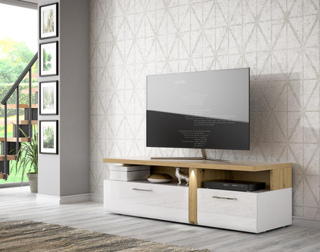Szafka RTV z szufladami pod telewizor do salonu Tuluza Forte