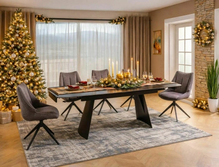 Stół rozkładany prostokątny ceramiczny Bacardi